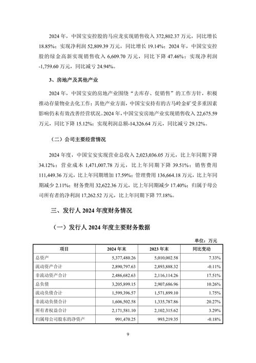 中國寶安集團股份有限公司，中國寶安年報