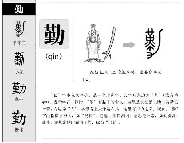 勤的拼音